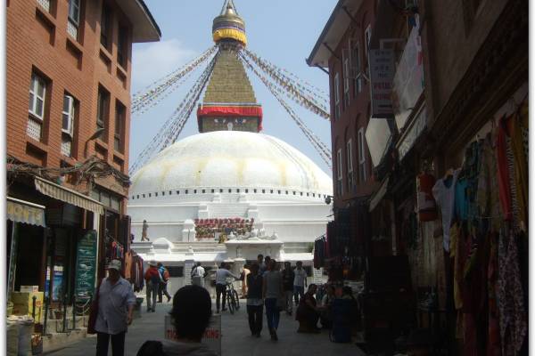 La Estupa de Boudhanath, lugar mágico de Kathmandú