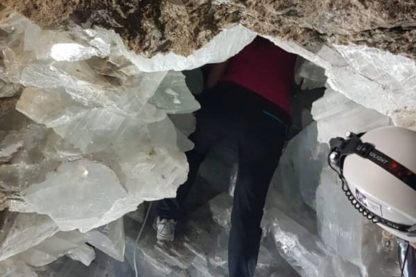 Geoda de Pulpi, joya de cristales de yeso