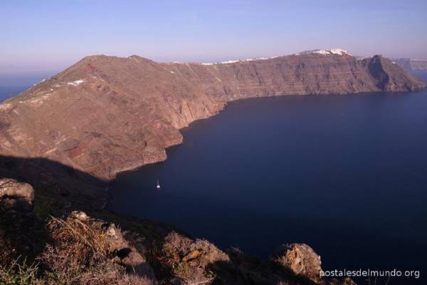 Santorini de norte a sur